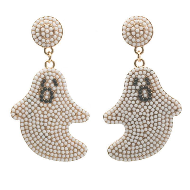 Artistic Skull-Inspired Drop Earrings Kalsten