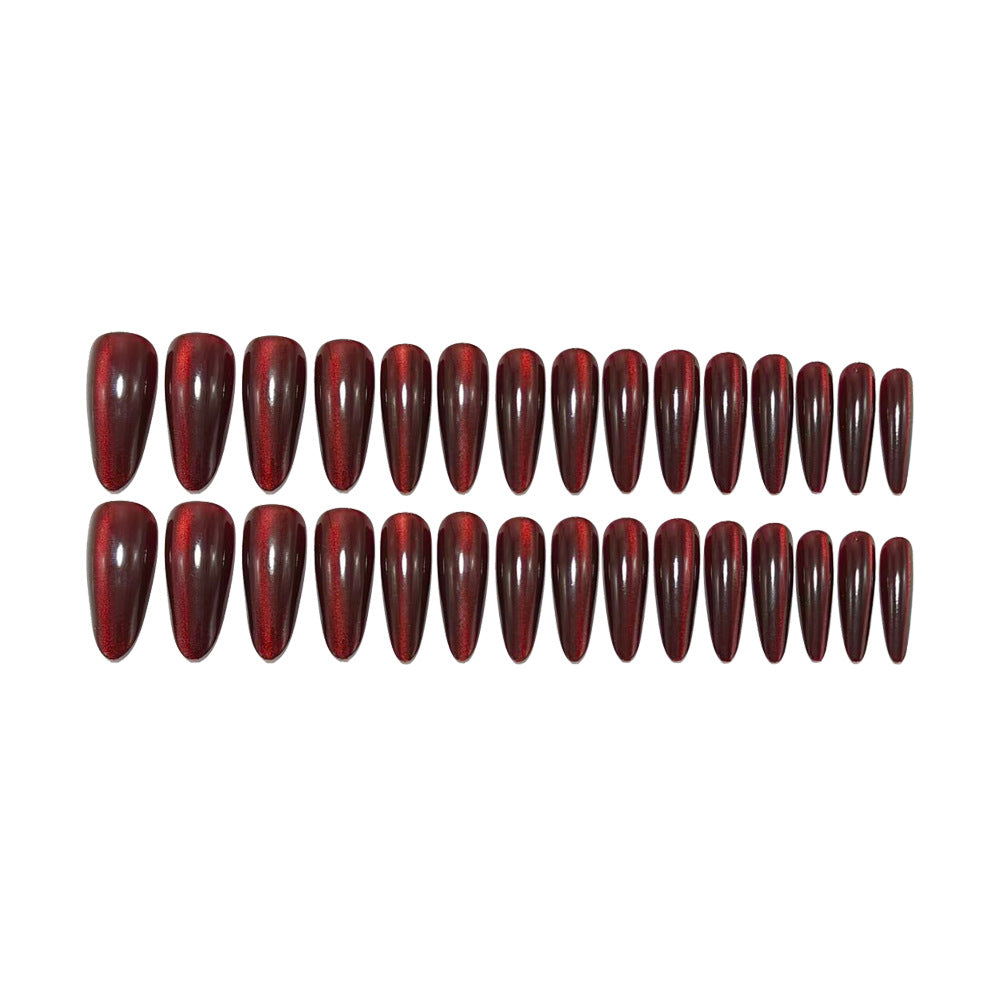 Artificial Nails in Elegant Design with Shimmering Finish Kalsten