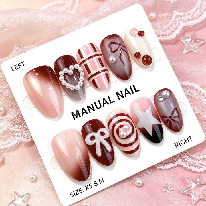Decorative Manual Press-On Nail Art