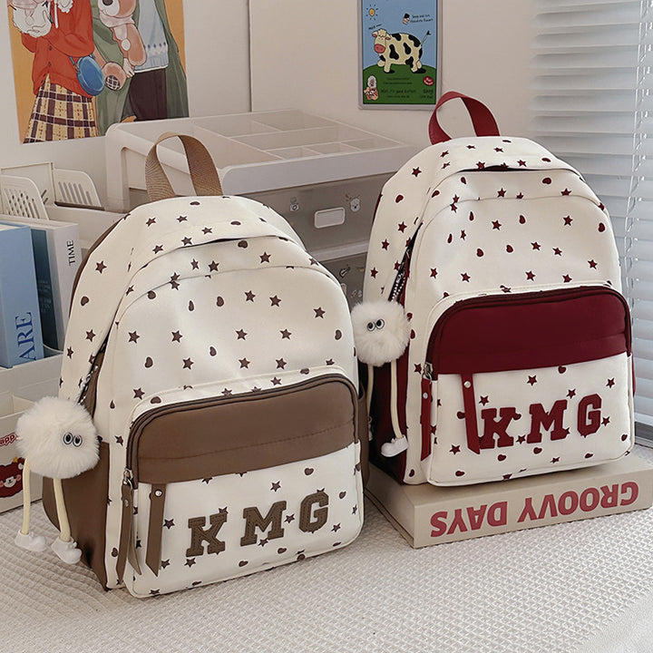 Casual Star-Patterned Backpack Kalsten 1791204760