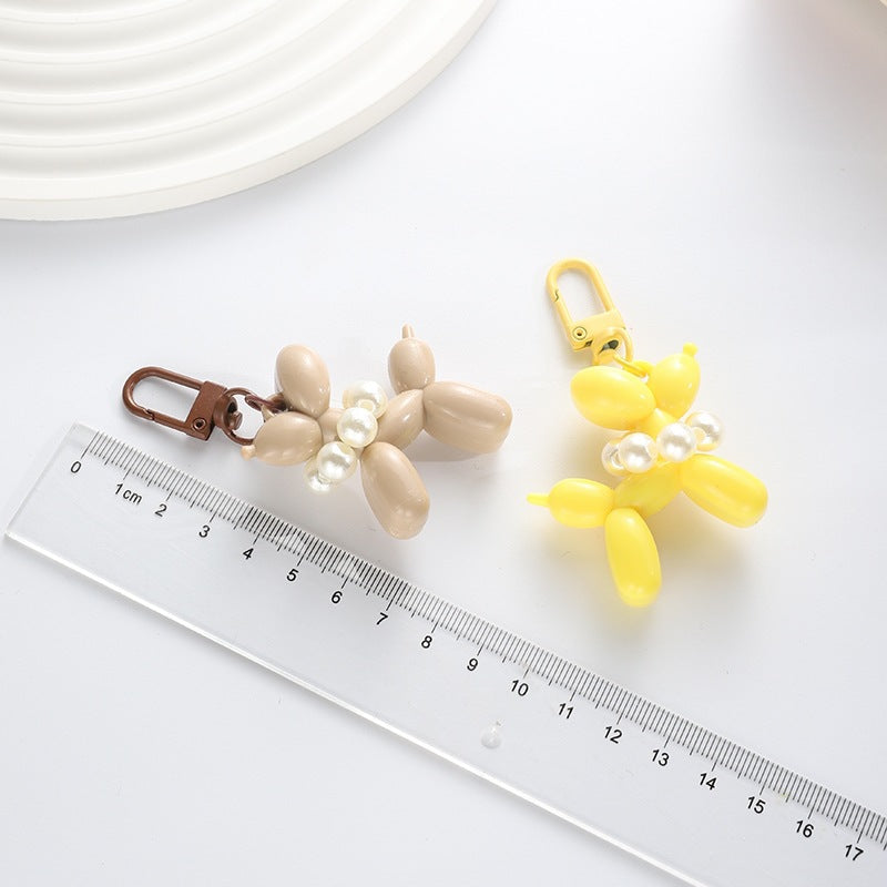 Playful keychain with balloon dog and beads Kalsten