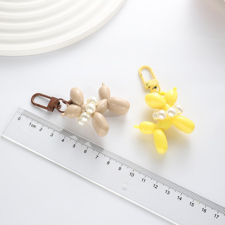 Playful keychain with balloon dog and beads Kalsten