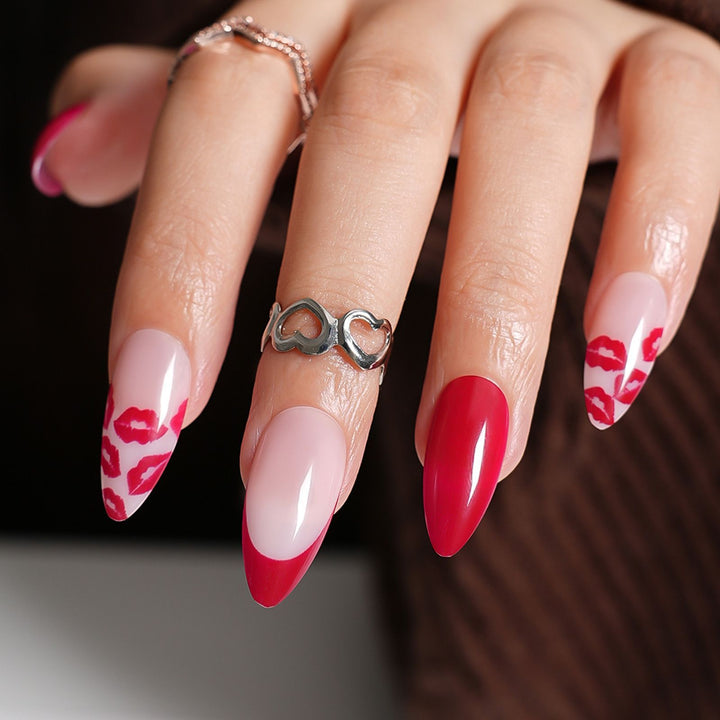Chic Almond-Shaped Press-On Nail Set Kalsten