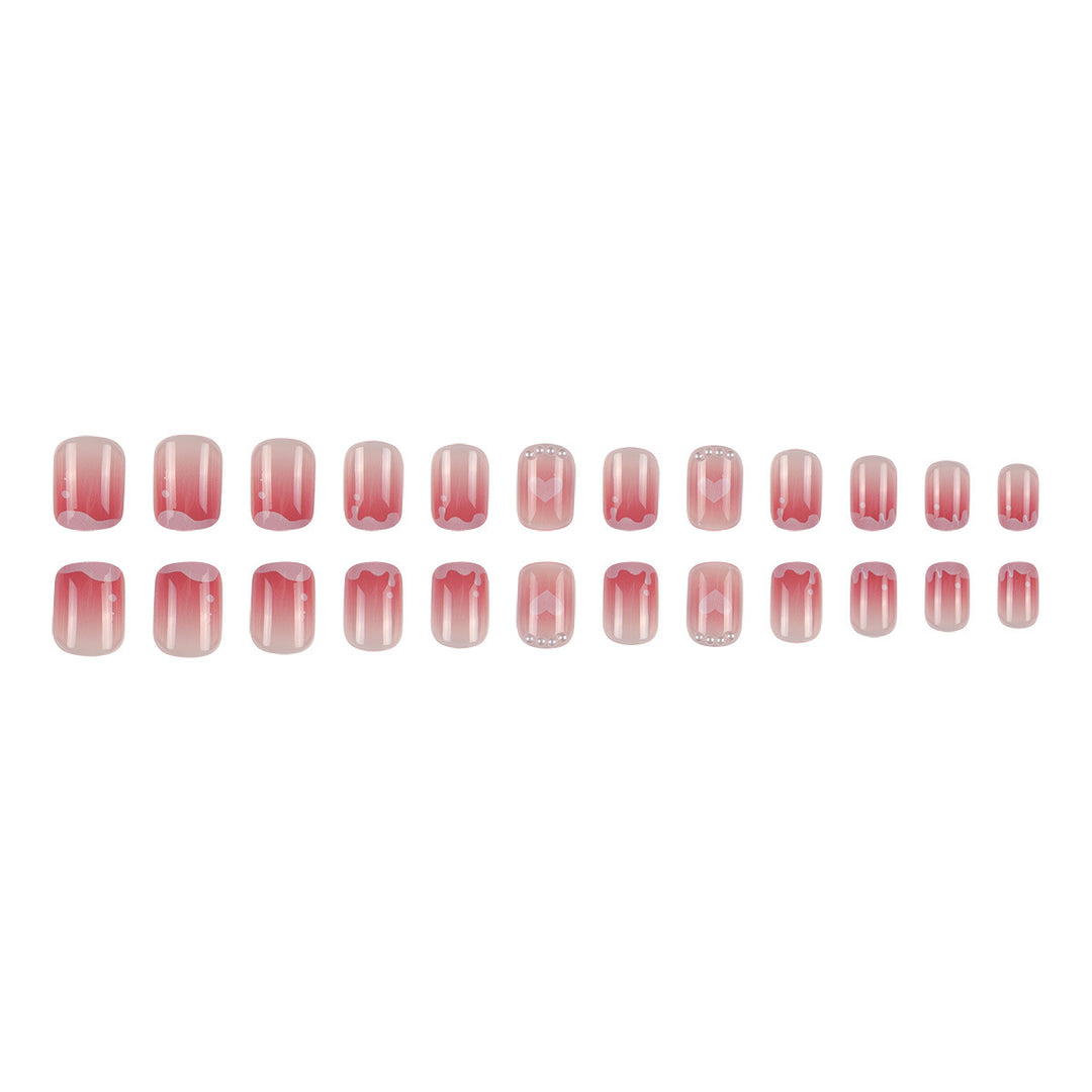 Artistic Heart-Design Press-On Nails Kalsten