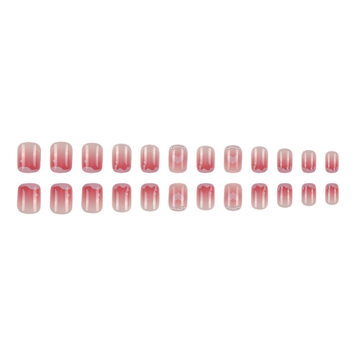 Artistic Heart-Design Press-On Nails Kalsten