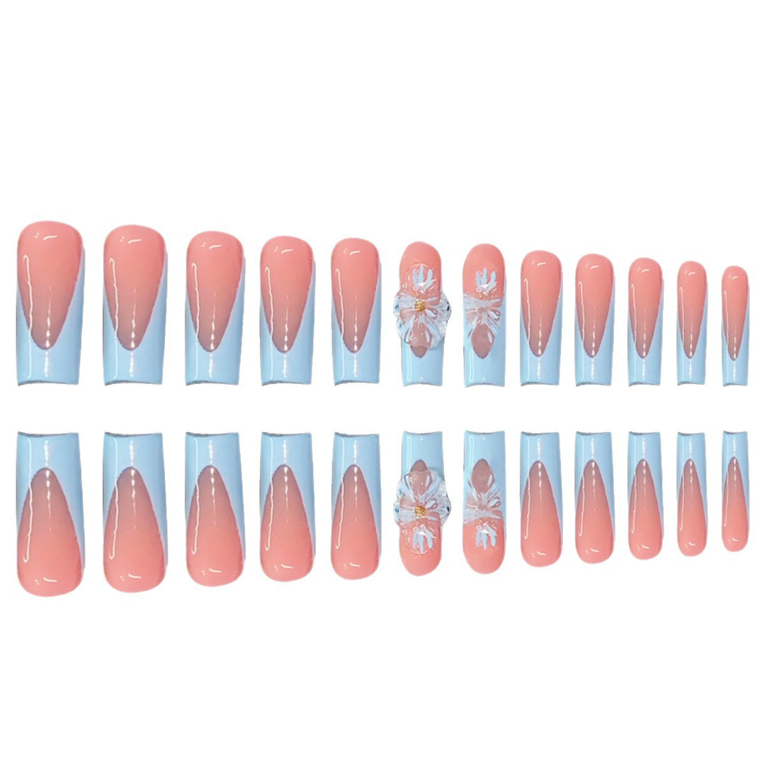 Floral Embellished Nail Enhancements Kalsten