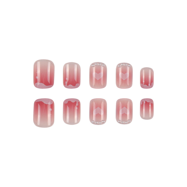 Artistic Heart-Design Press-On Nails Kalsten