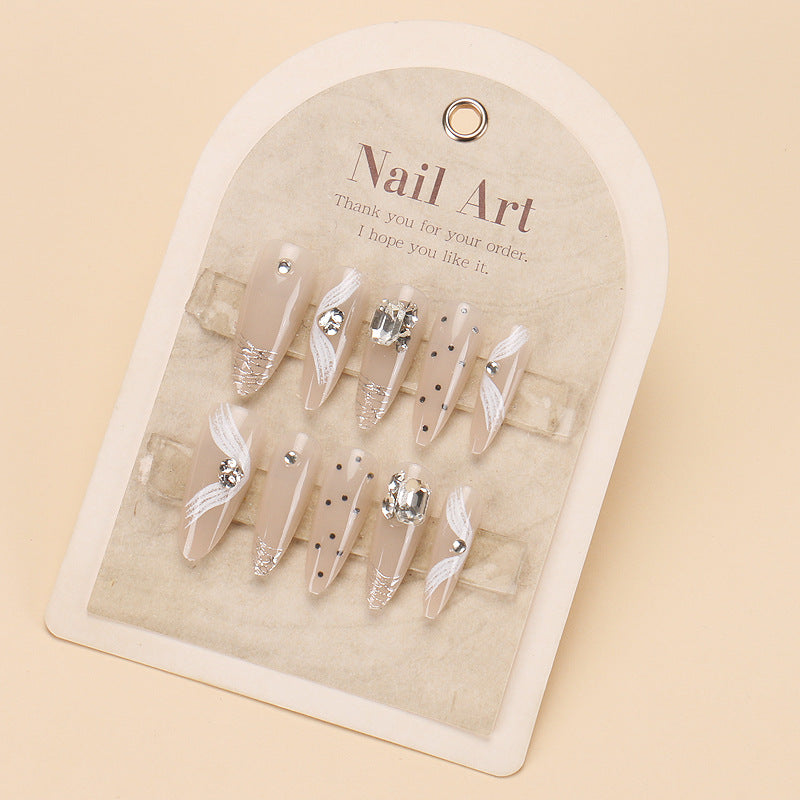 Glamorous Rhinestone Nail Art Kalsten
