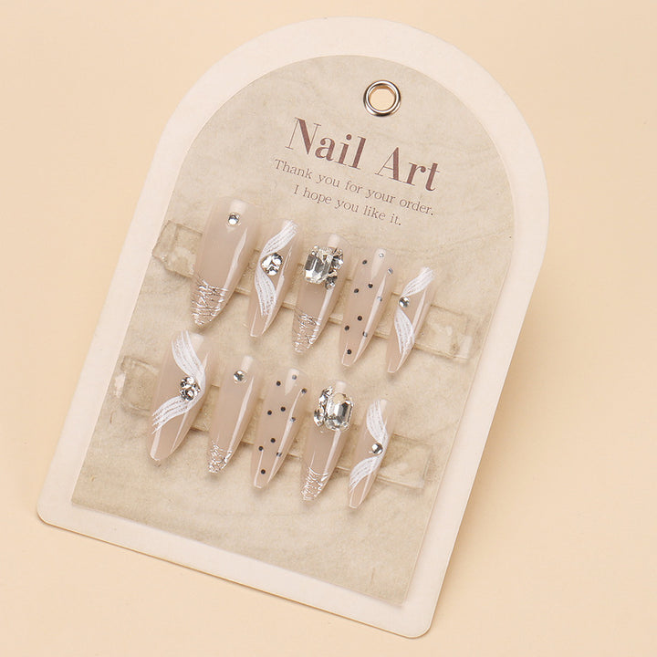 Glamorous Rhinestone Nail Art Kalsten