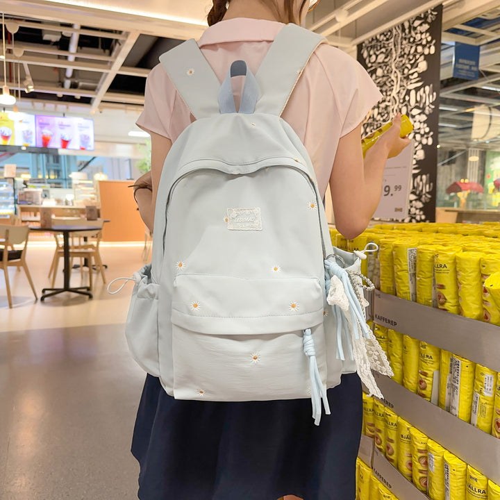 Stylish Floral-Embellished Backpack Kalsten