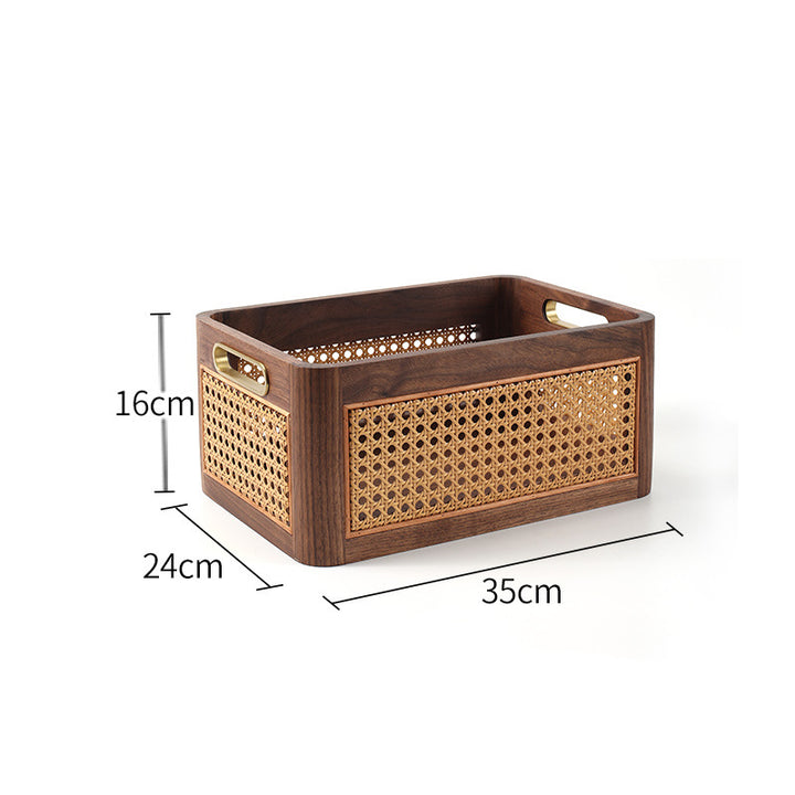 Artisan Handwoven Storage Crate Kalsten