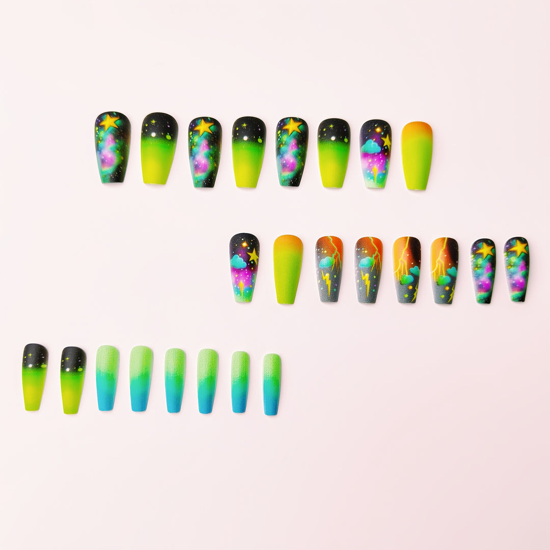 Cosmic Adventure Nail Art Kalsten