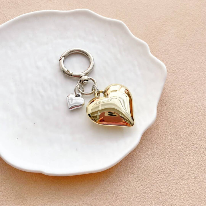 Heart-Shaped Charm Keychain kalsten