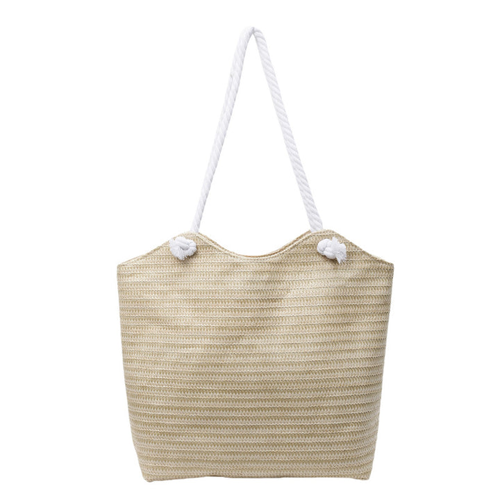 Spacious Striped Beach Tote Kalsten