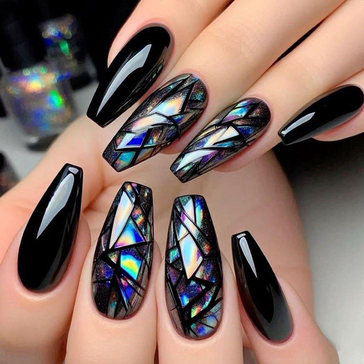 Artificial nails with elegant geometric design Kalsten