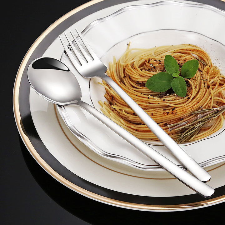 Elegant dessert spoon with luxurious golden surface Kalsten