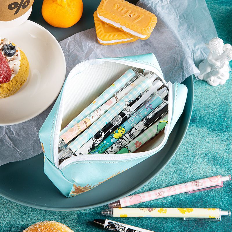Artistic Floral Zippered Pencil Case