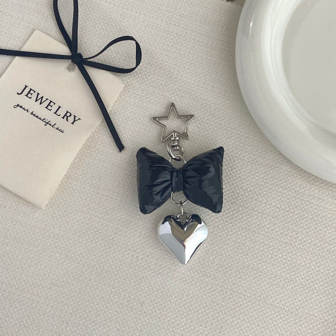 Bow-Shaped Charm Keychain Kalsten