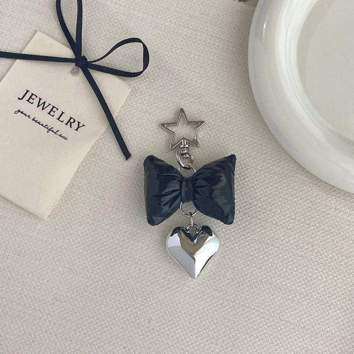 Bow-Shaped Charm Keychain Kalsten