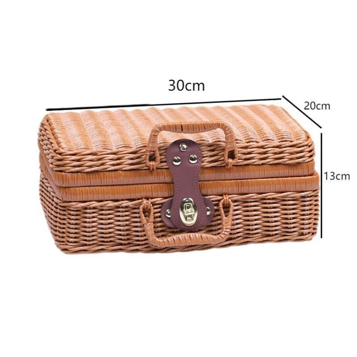Vintage Woven Picnic Chest Kalsten