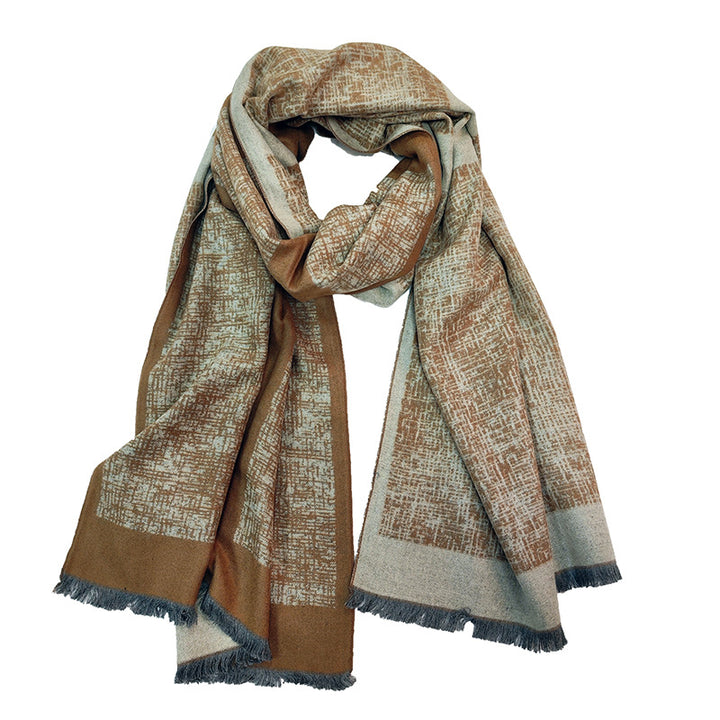 Ladies Elegant and Warm Scarf with Geometric Pattern Kalsten