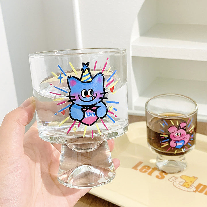 Funny and Creative Drinking Glass with Unique Animal Design Kalsten