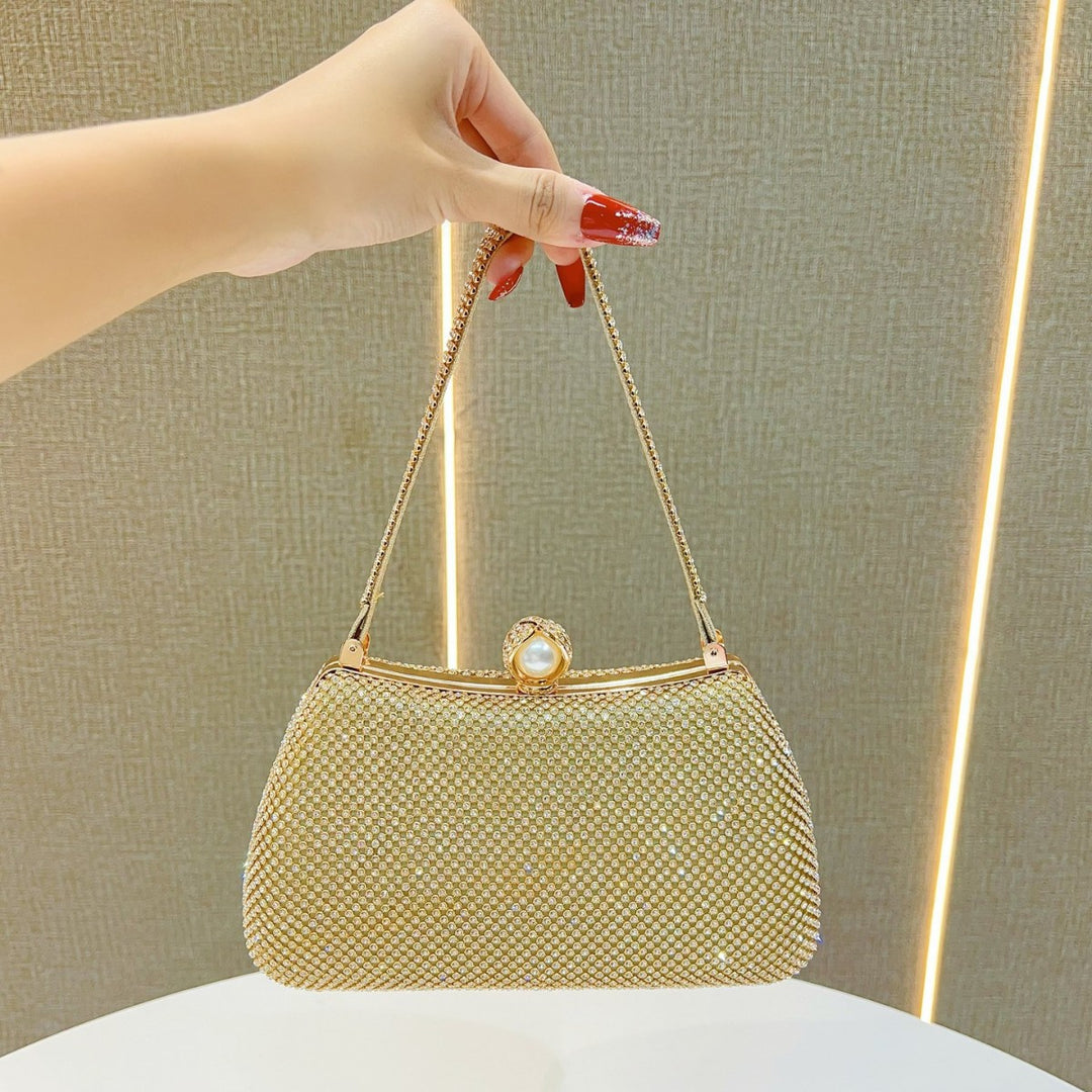 Rhinestone-Encrusted Evening Handbag