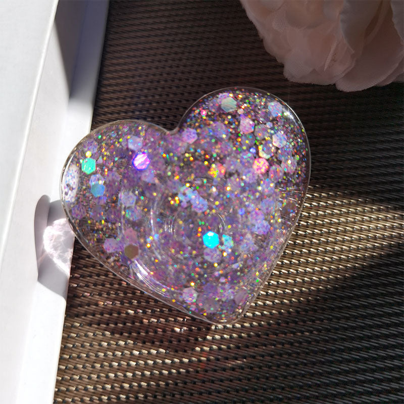 Glittering Heart-Shaped Phone Stand Kalsten