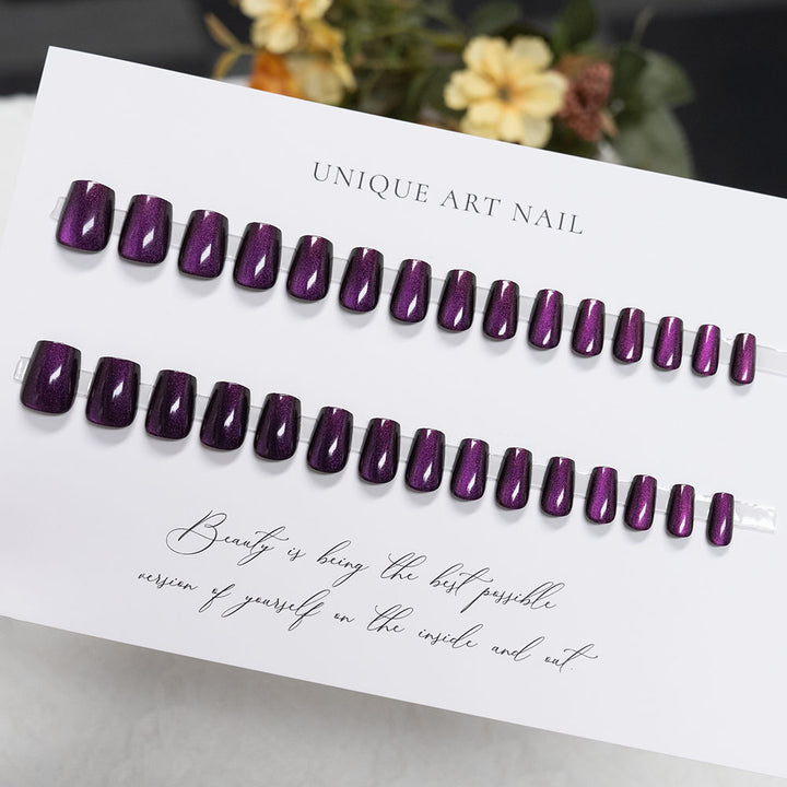 Glossy Acrylic Press-On Nail Set