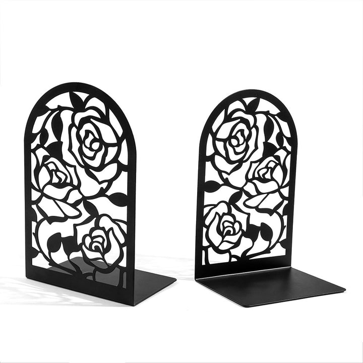 Artistic Floral Bookend Set