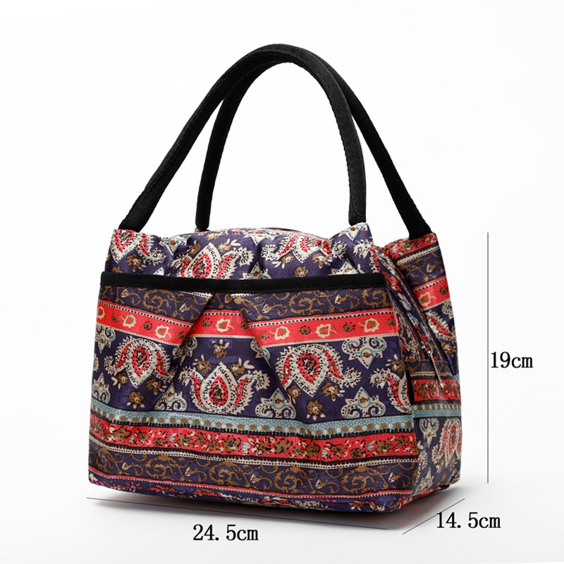 Floral Insulated Lunch Cooler Bag Kalsten