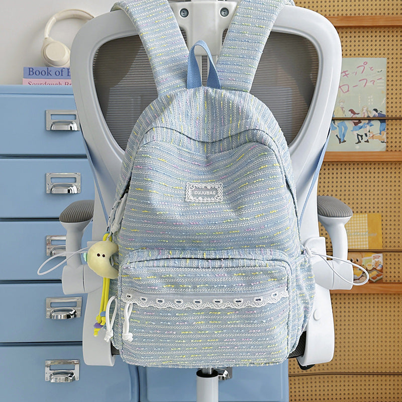 Textured Casual Backpack Kalsten