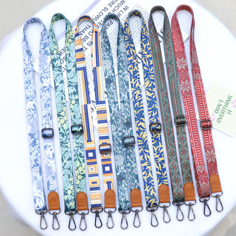 Adjustable Patterned Camera Strap Kalsten