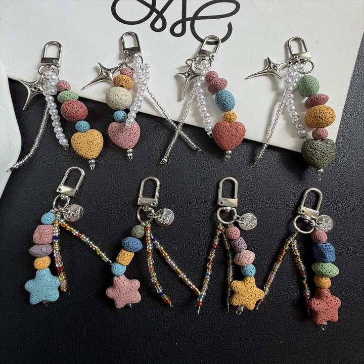 Decorative Beaded Charm Keychain Kalsten 1790135647