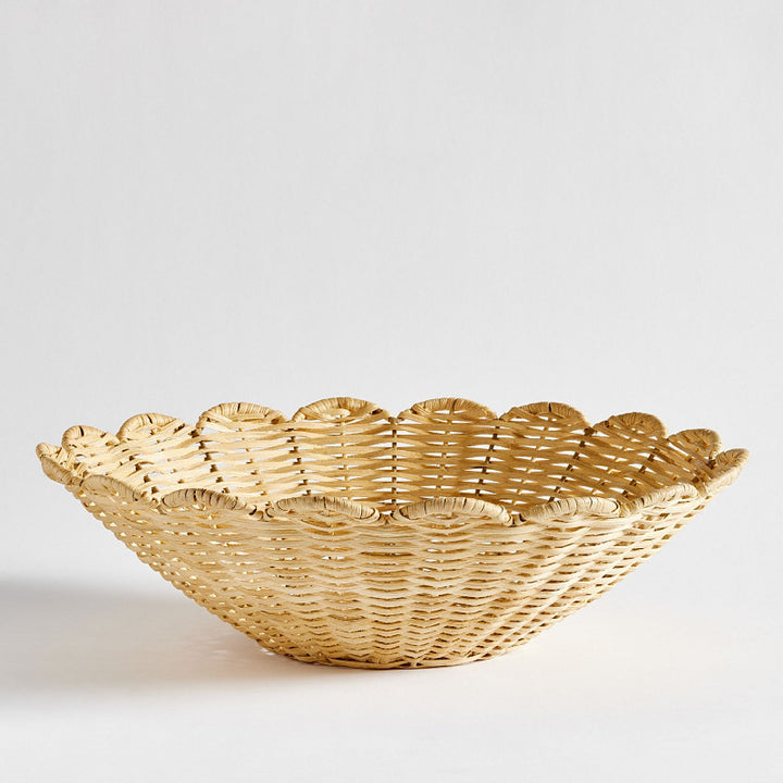 Decorative fruit basket with artistic weaving Kalsten