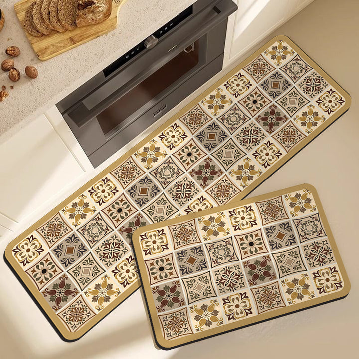 Floral Design Kitchen Comfort Mat Kalsten