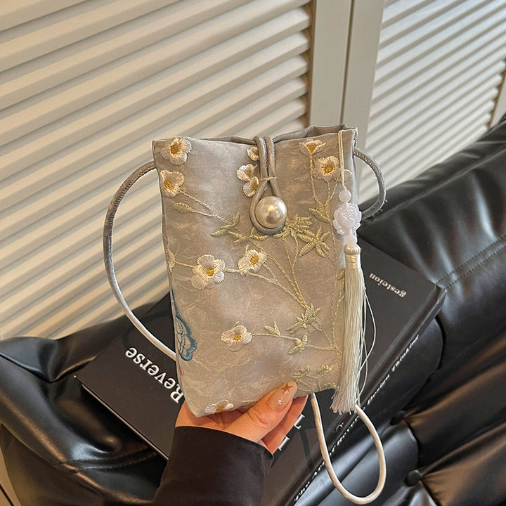 Elegant Embroidered Evening Clutch