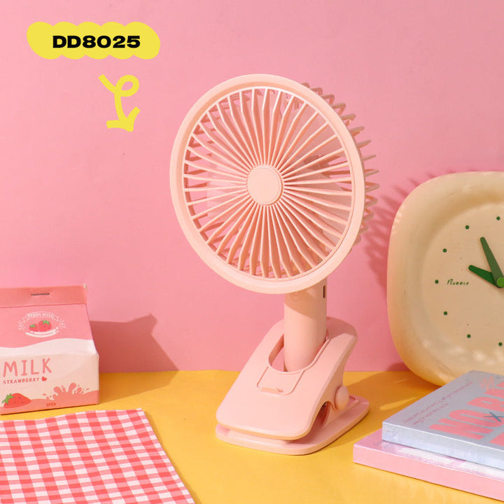 Women Portable Mini Rotary Fan with Flexible Tilt Mechanism Kalsten