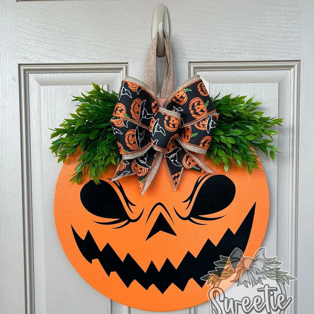 Halloween-Themed Decorative Door Hanger