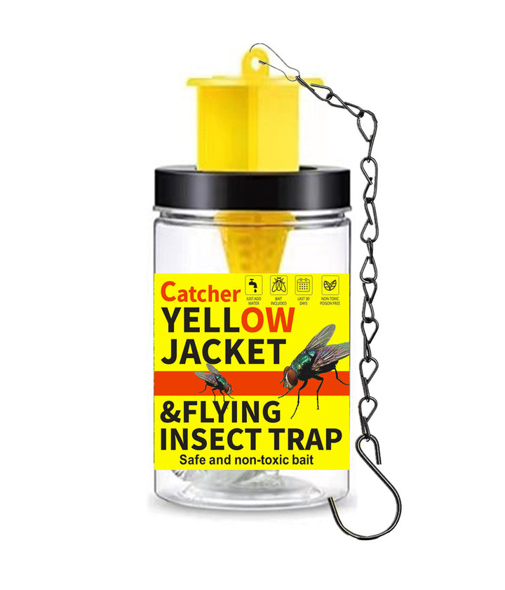 Hanging Refillable Wasp and Flying Insect Trap with Non-Toxic Bait Reservoir Kalsten