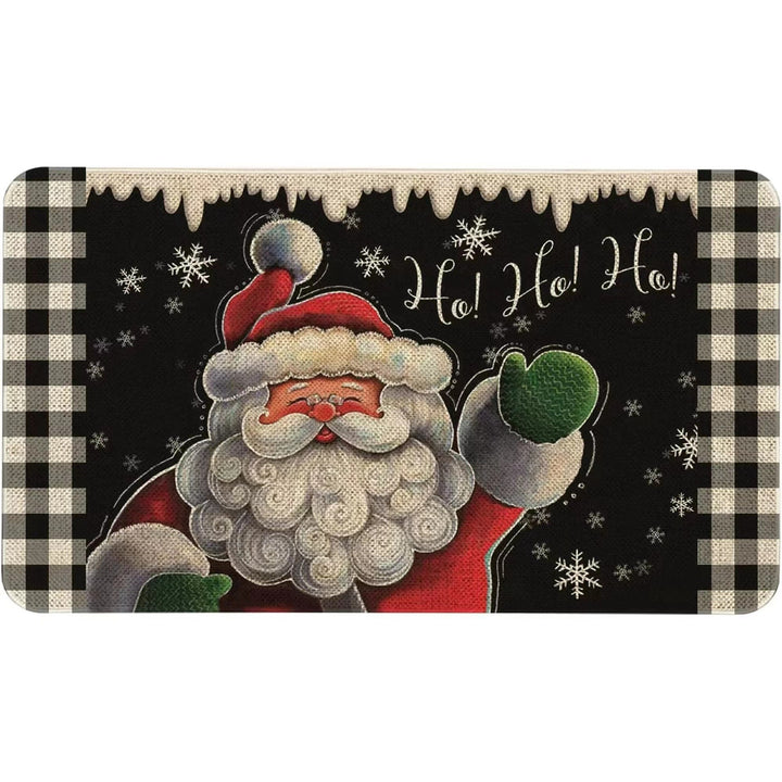 Festive Christmas-Themed Doormat for Home