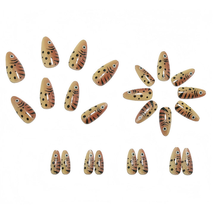 Acrylic Nail Set with Animal Design Kalsten