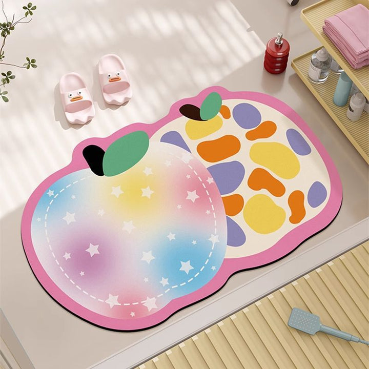 Playful Fruit-Shaped Kalsten Bath Mat