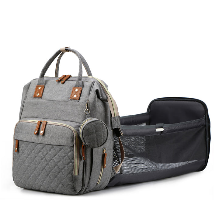 Multi-Functional Quilted Diaper Backpack Kalsten
