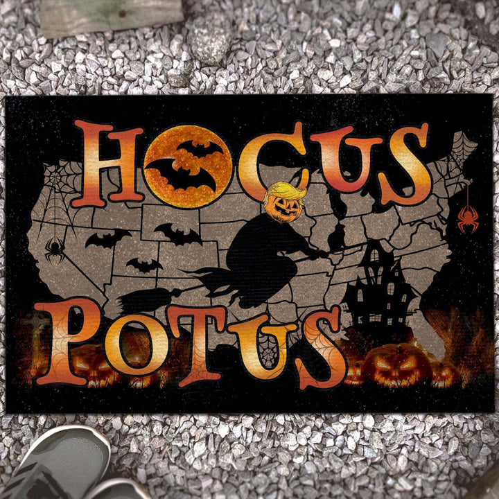 Halloween-Themed Welcome Mat