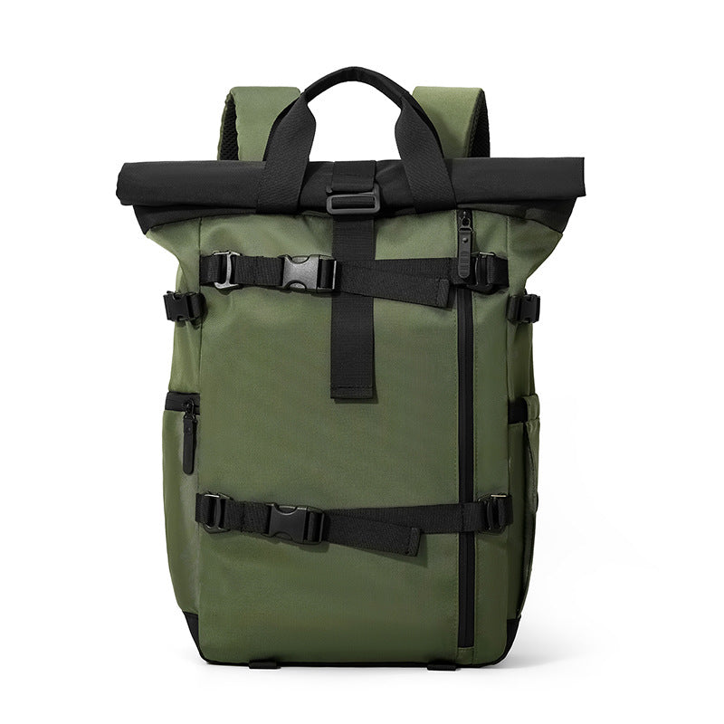 Stylish Roll-Top Adventure Backpack Kalsten