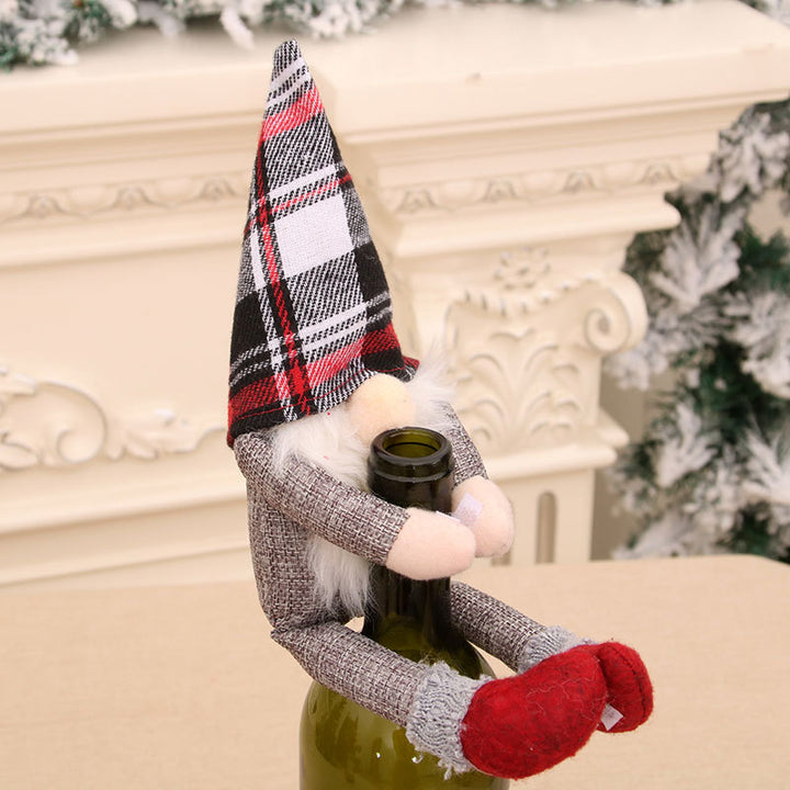 Decorative Wine Bottle Gnome Cover Kalsten