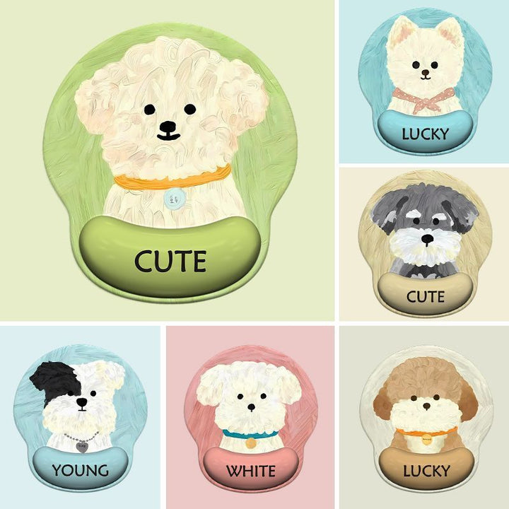 Cute Pet-Themed Mouse Pad
