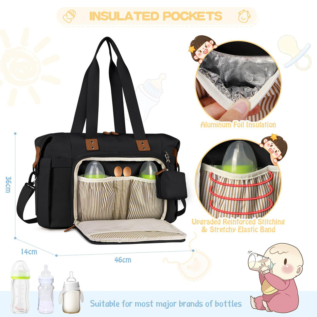 Multi-Functional Quilted Travel Organizer Bag Kalsten