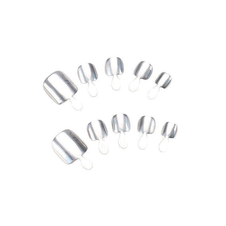 Stylish Glossy Pedicure Press-On Nail Set Kalsten